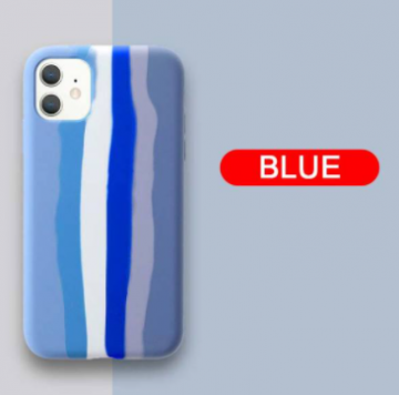 Coque Silicone avec Motif de Arc-en-ciel pour iPhone 11 Pro Max 6.5"